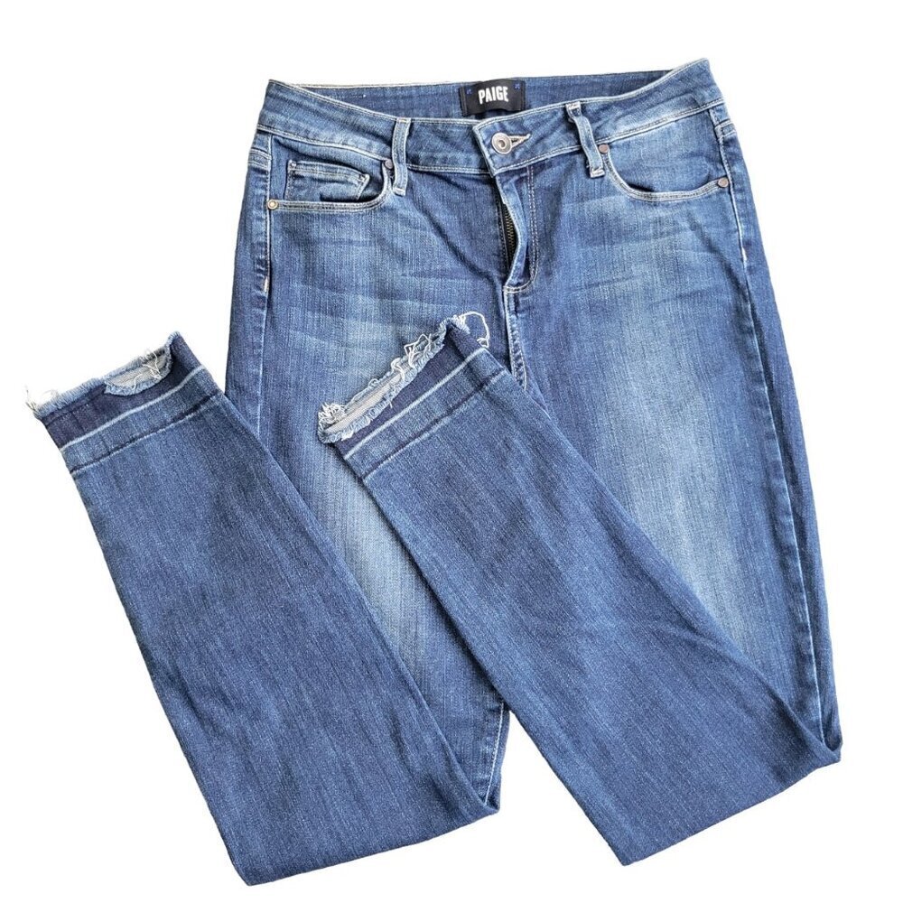 Paige Jeans Verdugo Ankle Raw Hem Size 28